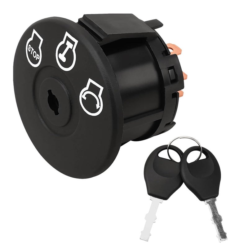 RAMATA 077-8076-00 Ignition Switch with 2 Keys Fit for Lawn Mower Bad Boy, Pup ZT Lightning MZ AOS CZT Outlaw Extreme Maverick BadBoy - Image 1
